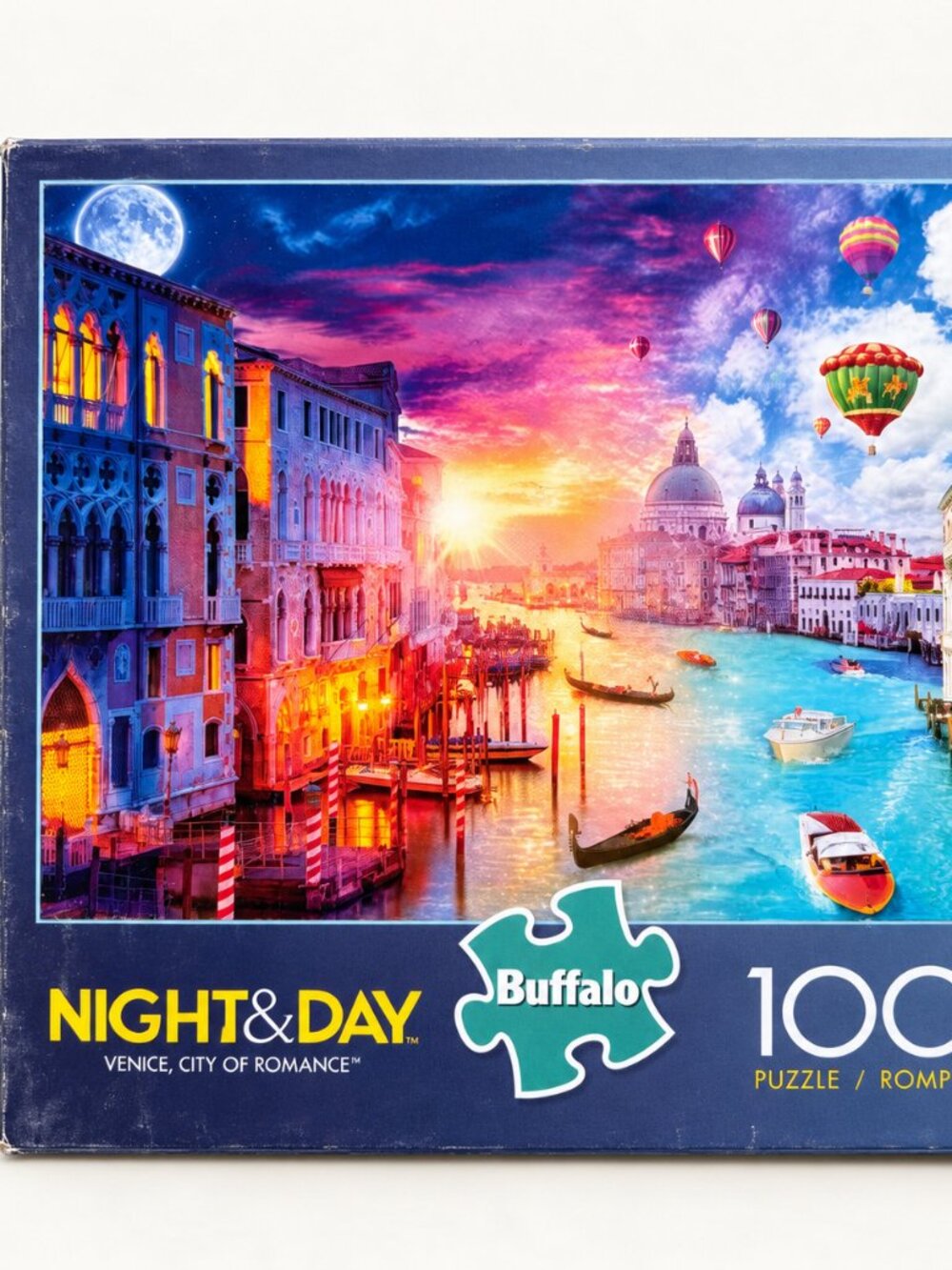 Buffalo Games Night & Day Venice City of Romance 1000-Piece Puzzle